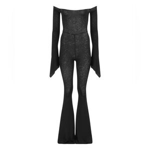 LAINA RAUMA Faux Terry bell dream jumpsuit Sz Small